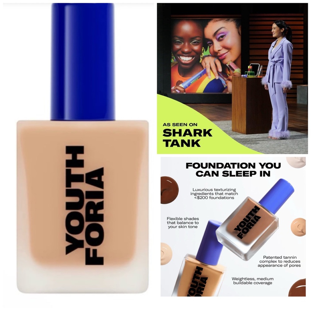 TIK TOK Shark Tank 🔥NIB🔥 Date Night Youth Foria Skin Tint Serum 320 10 bottles